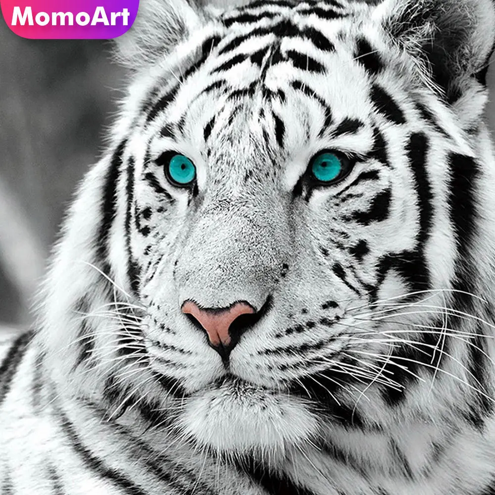 

Momoart Алмазная вышивка тигр картина стразы Алмазная мозаика животные рукоделие хобби Полные комплекты подарок ручной работы декор для дома