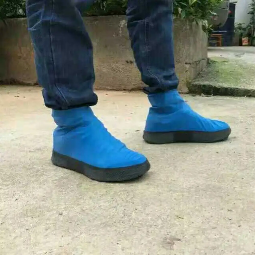 

Shoes Cover Outdoor High-Top Waterproof Shoe Cover Thick Latex Dustproof And Rainproof Hiking Shoe Cover Rain Gear