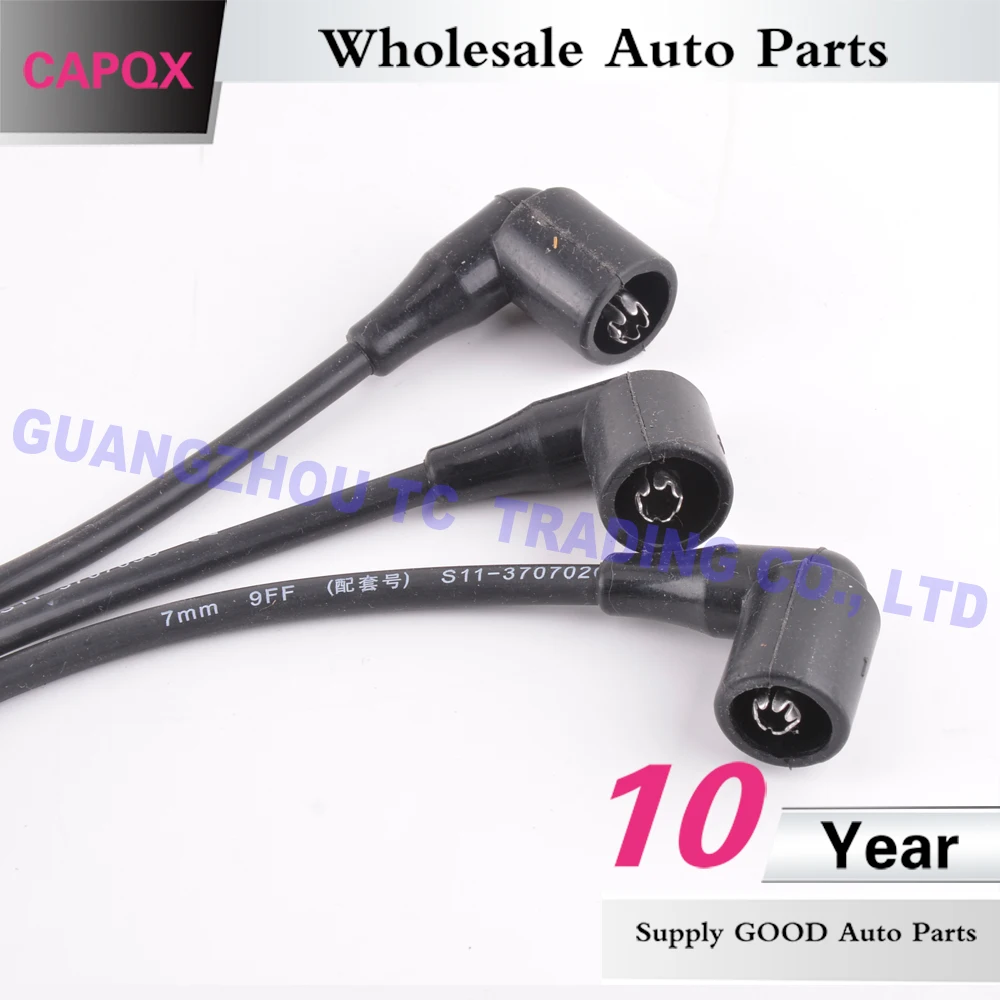CAPQX для Chery Sweet QQ QQ3 CAC-SQR 372 0.8L провод зажигания Катушка зажигания вилка Sub цилиндр провода кабель свечи зажигания линия зажигания