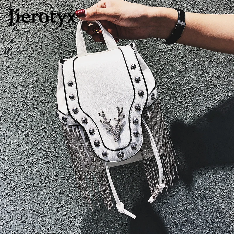 JIEROTYX, модная, Готическая, рок кожа, Ретро стиль, стимпанк, сумка на плечо, сумочка для монет, женская сумка-мессенджер