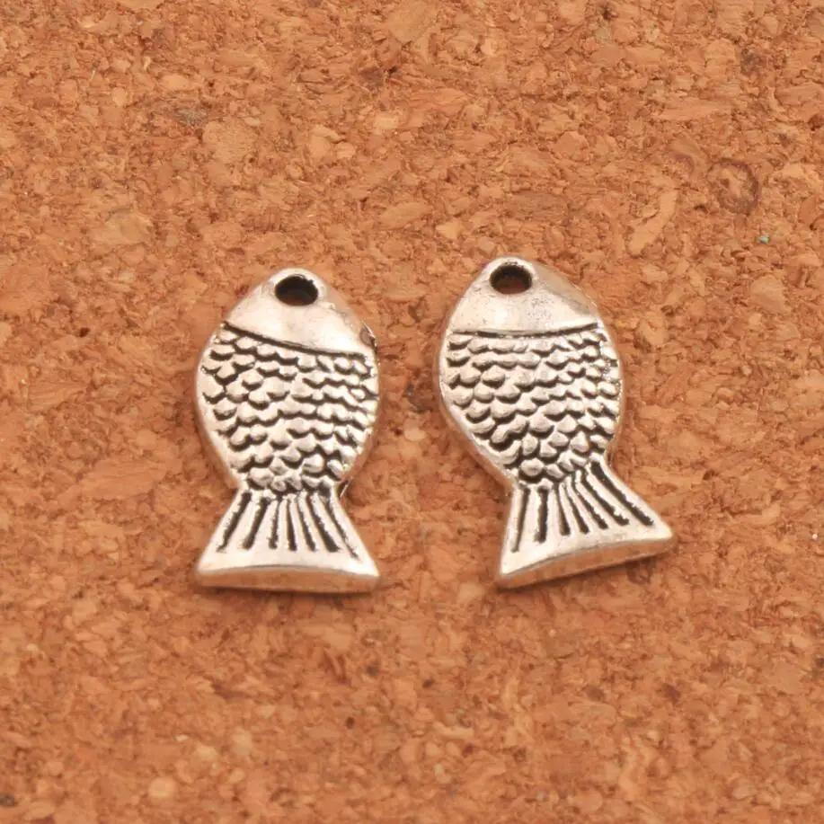 Ocean Fish Sea Creatures Spacer Charm Beads 13.7x7.5mm 400PCS zinc alloy Pendants Alloy Jewelry DIY L060