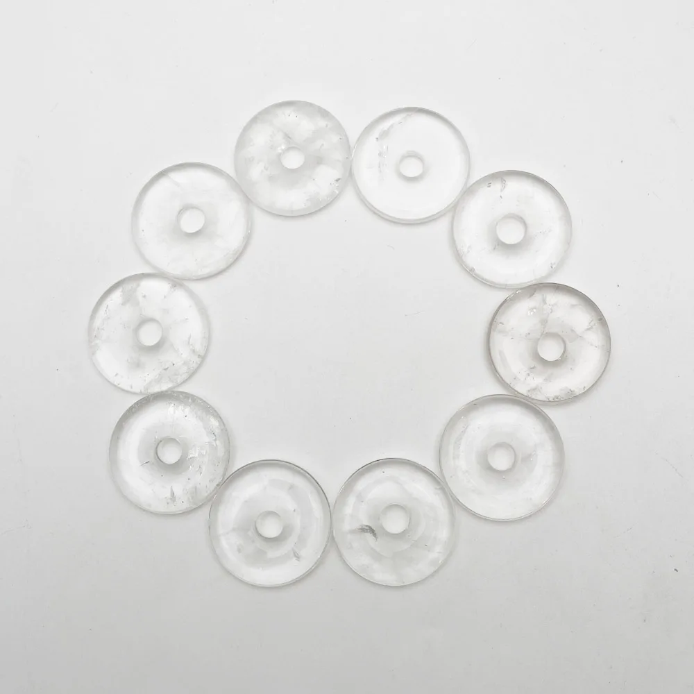 

Модная обувь с украшением в виде кристаллов 30 мм gogo пончик Бусы из натурального камня, для изготовления ювелирных изделий ожерелье ювелирны...