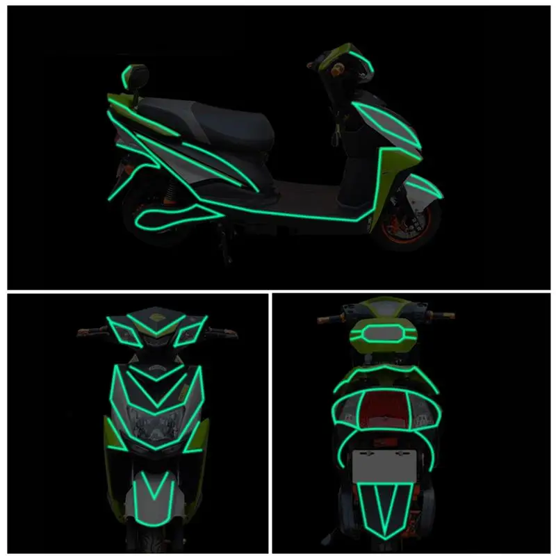 3 м колеса Светоотражающая Стикеры обод световой Предупреждение лента