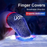 1 pair finger covers high quality ultra thin universal mobile gaming finger covers for game player finger cots thumb gloves
