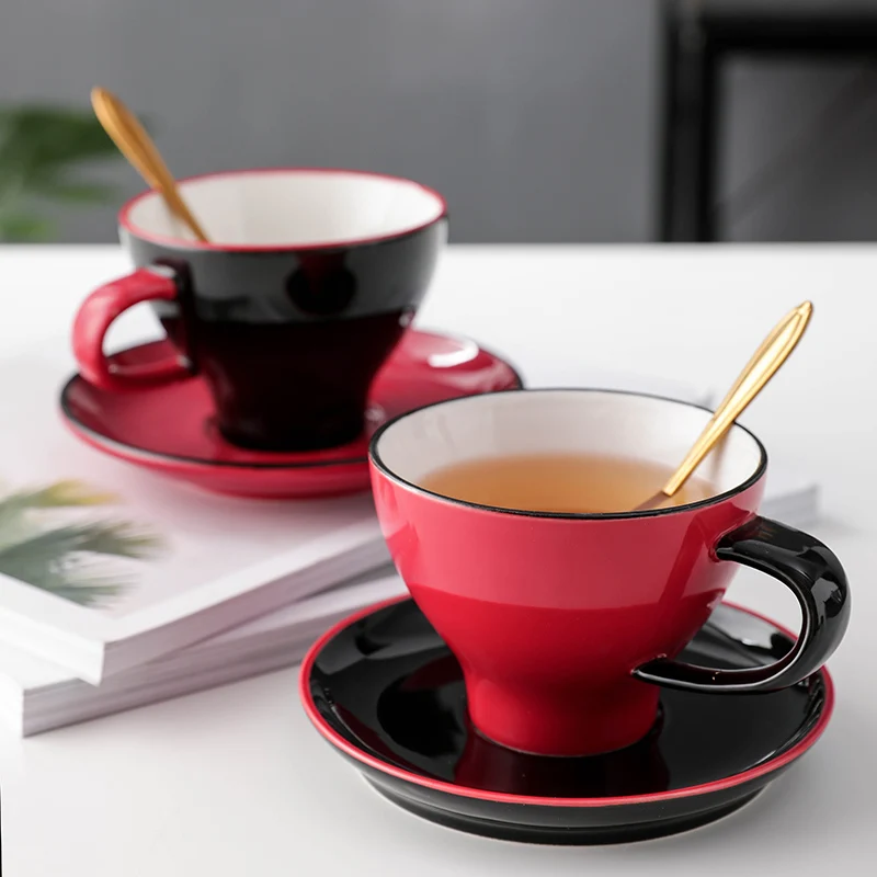 Кофейная чашка Uniho керамические кружки комплект чашки для эспрессо чая блюдце