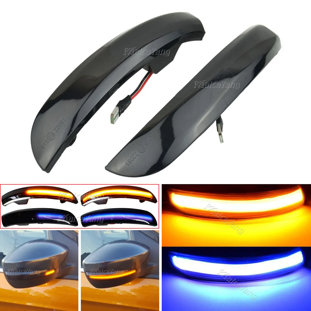 

Dynamic Turn Signal Light LED Car Side Rearview Mirror Sequential Indicator Blinker For Ford Kuga Escape EcoSport 2013-2018