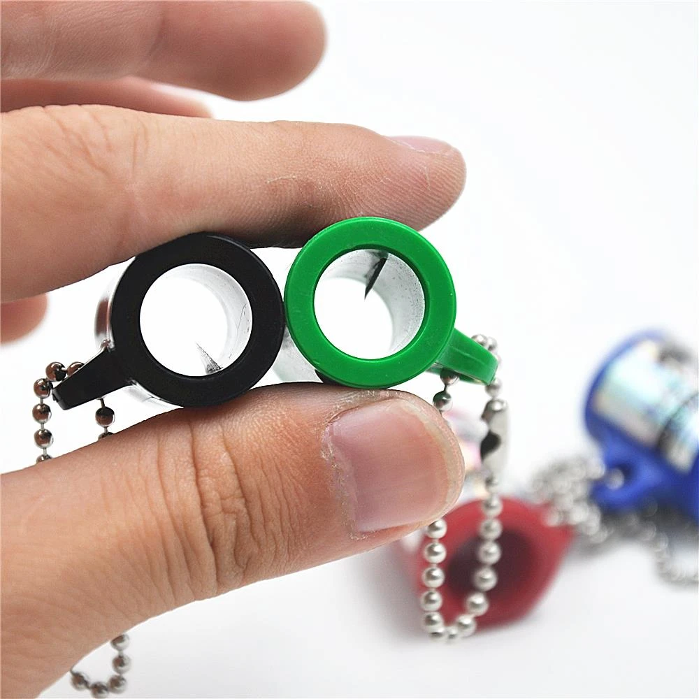 Пластиковые маленькие мини карманные ножницы для резки табачных сигар и брелок