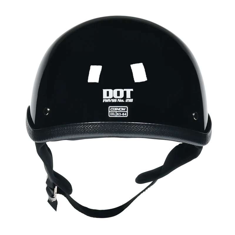 

Retro and Vintage Half Open Face Approved Motorcycle Helmet for Man and Woman