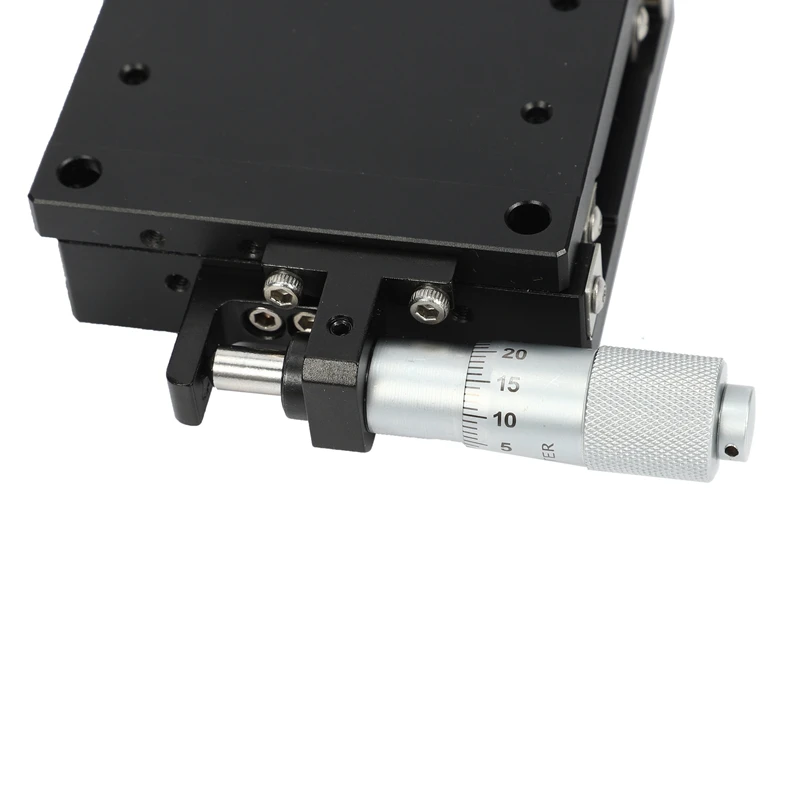 

Linear Guides X Axis Knob Micrometer Sliding Stage Guide Rail Type Platform Manual Displacement Sliding Table