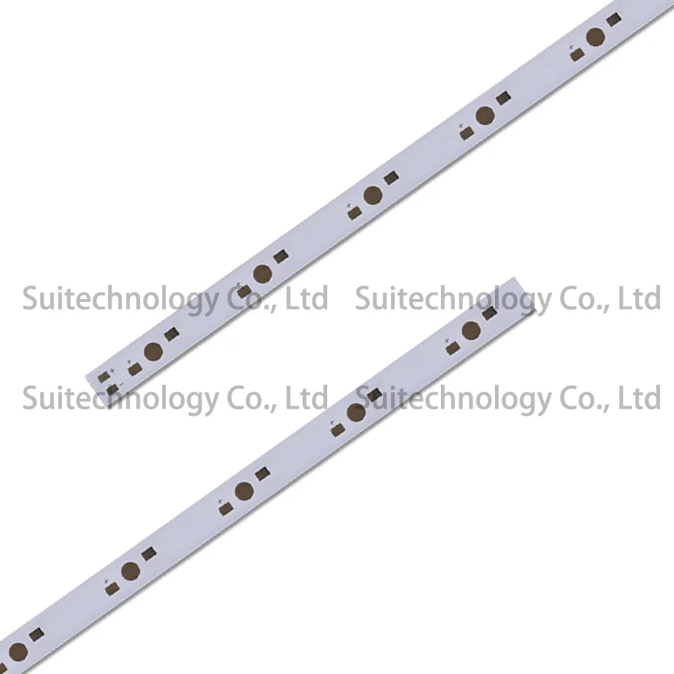 10 шт. светодиодная алюминиевая Базовая пластина 390 мм прямоугольная