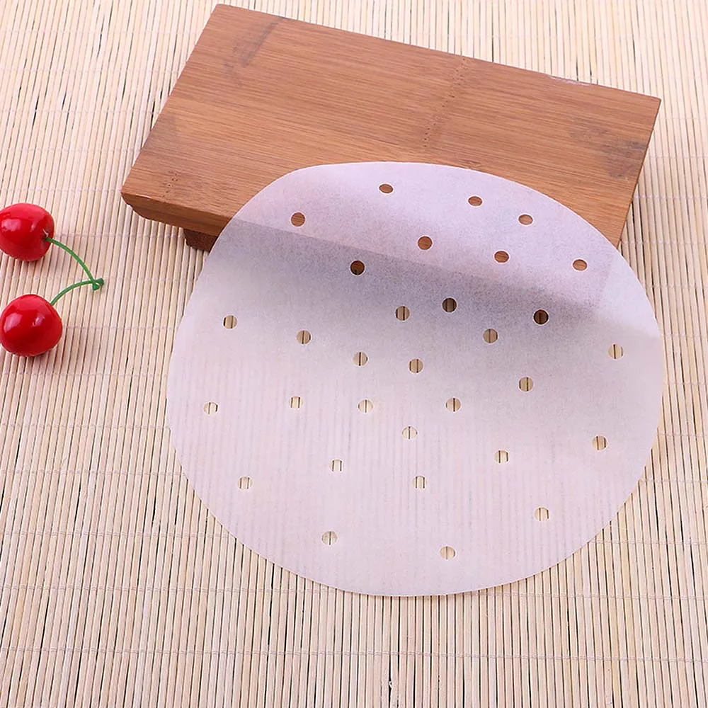 50/100 шт бамбуковая корзина пароварка бумага для кухни Бамбуковая Пароварка