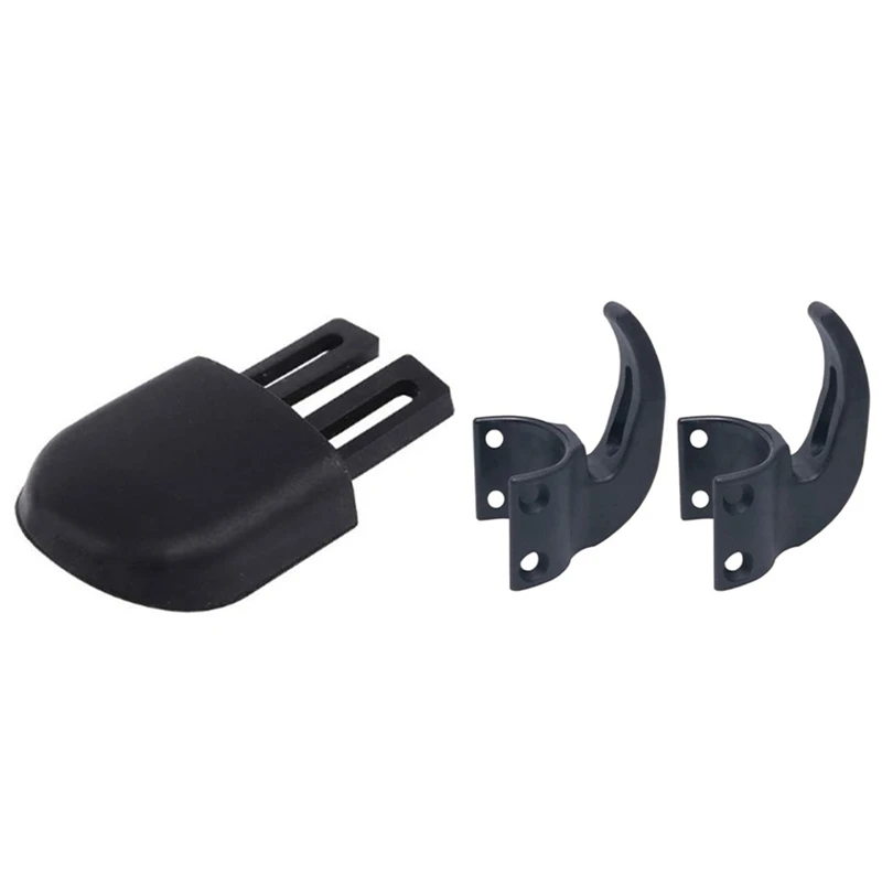 

1X Electric Scooter Charging Port Dust Plug For Ninebot ES2 ES1 ES3 ES4 & 2Pcs Hanger Hook For Ninebot Scooter