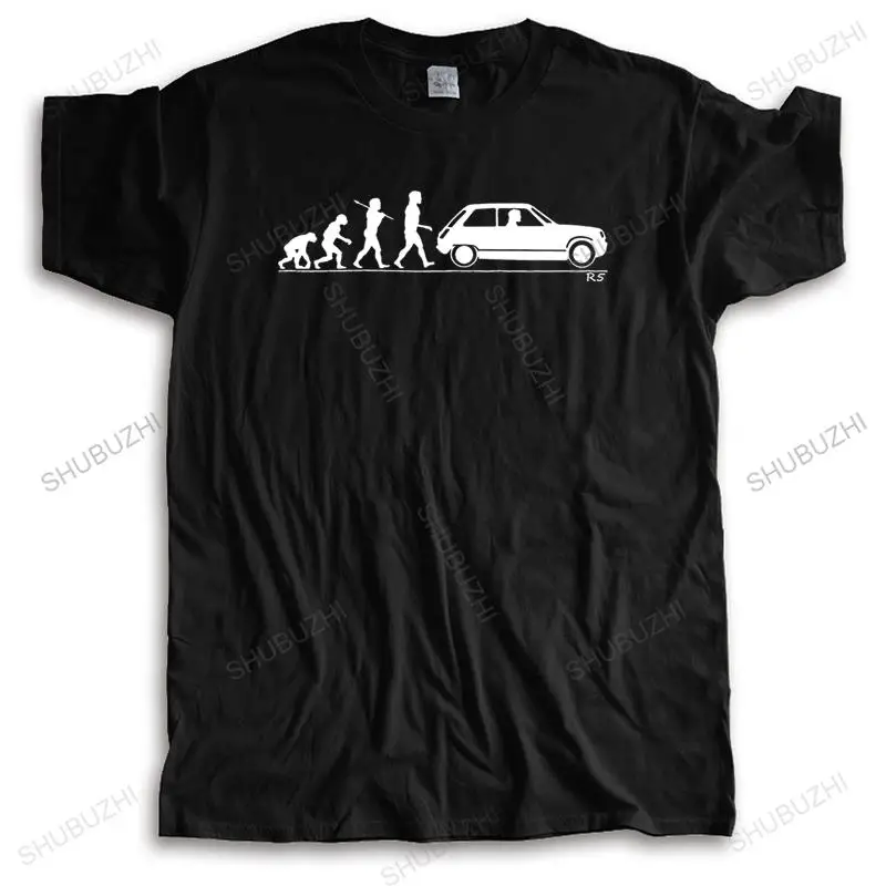 Футболка мужская с коротким рукавом хлопковая Модная рубашка принтом Эволюция