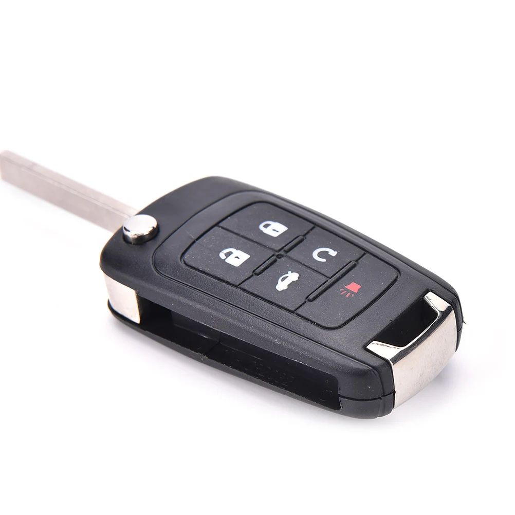 5 кнопочный раскладной чехол для ключей с дистанционным управлением Fob CHEVROLET Camaro
