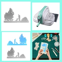 character and tree cutting die scrapbook embossed paper card album craft template mould mould