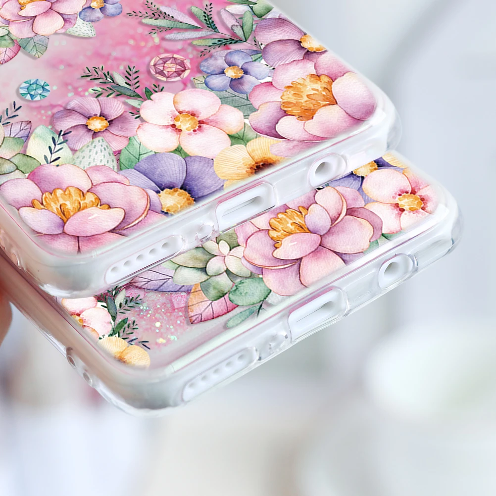Блестящий Жидкий чехол для huawei P30 P20 Pro P10 P9 P8 Lite Коврики 20 10 9 P Smart Bling чехол для Honor 8X9 Lite играть Fundas