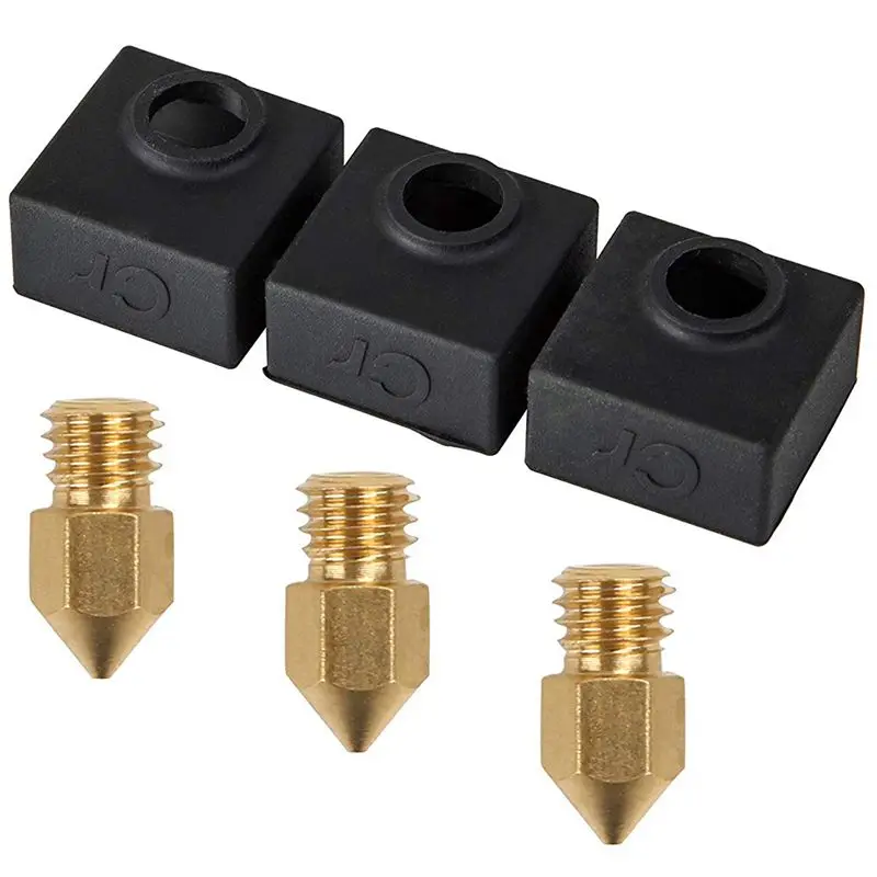 Нагревательный блок силиконовый чехол Mk7/Mk8/Mk9 Hotend для Ender 3 & Creality Cr 10S Pro Ptfe