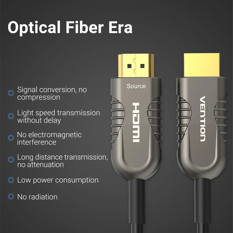 Vention 8K HDMI 2 1 кабель 120 Гц 48 Гбит/с волоконно-оптический Ультра высокоскоростной HDR