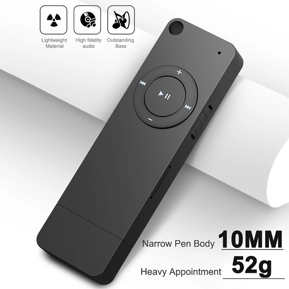 Портативный мини USB MP3 музыкальный плеер с поддержкой Micro SD карты TF WMA Спортивный mp3