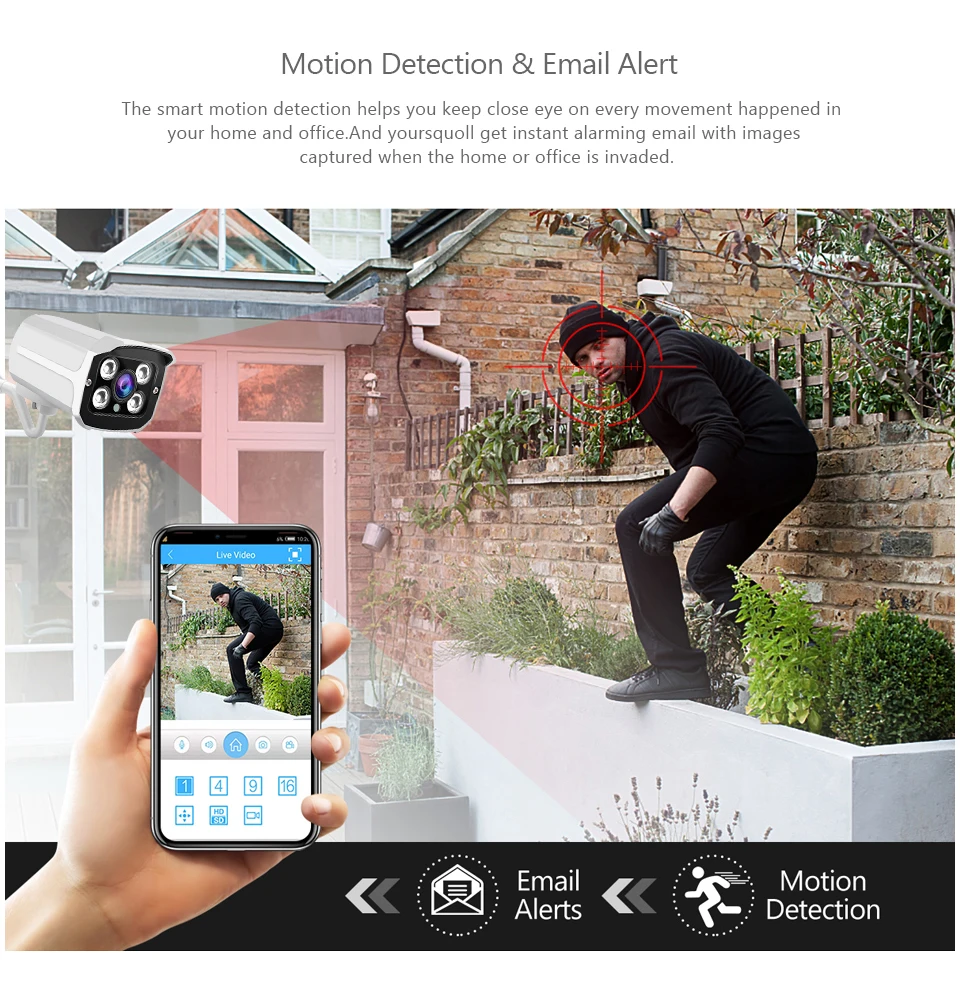 4CH 8CH AHD DVR 1080P CCTV камера система безопасности комплект 2.0MP ИК ночного видения домашняя уличная Водонепроницаемая P2P Видеокамера