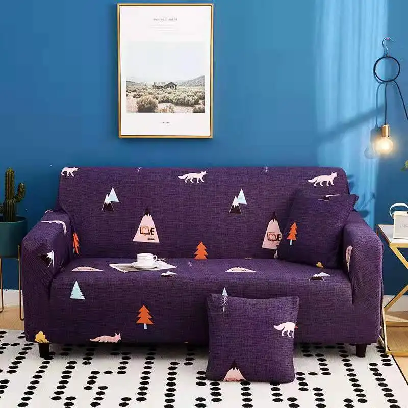 Чехол на диван из стрейч материала чехол для дивана эластичные чехлы диванов Cubre