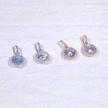 Классические дизайнерские женские серьги-гвоздики, модные серебряные серьги из настоящего 925 пробы