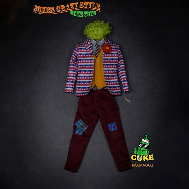 

CUKE игрушки 1/6 Джокер Хоакин повседневный костюм MA-003 аксессуары для одежды подходит для 12 "солдатиков мужские фигурки