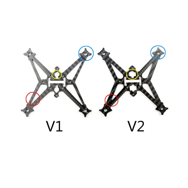 

1Pc Sailfly-X 105mm Wheelbase V2 Frame Kit Carbon Fiber Bottom Plate Replacement Parts for RC Drone FPV Racing DIY Accessories