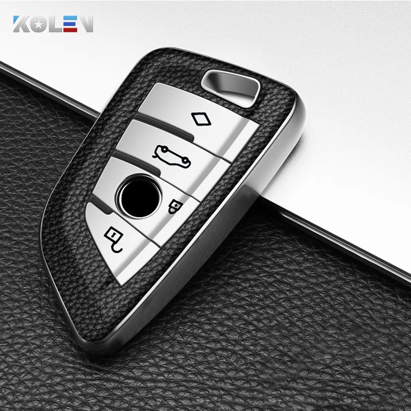 

Кожаный + ТПУ чехол для автомобильного дистанционного ключа для BMW 1 3 5 7 серии G20 G30 G32 X5 F15 X6 F16 G11 F48 F39 X1 аксессуары Стайлинг