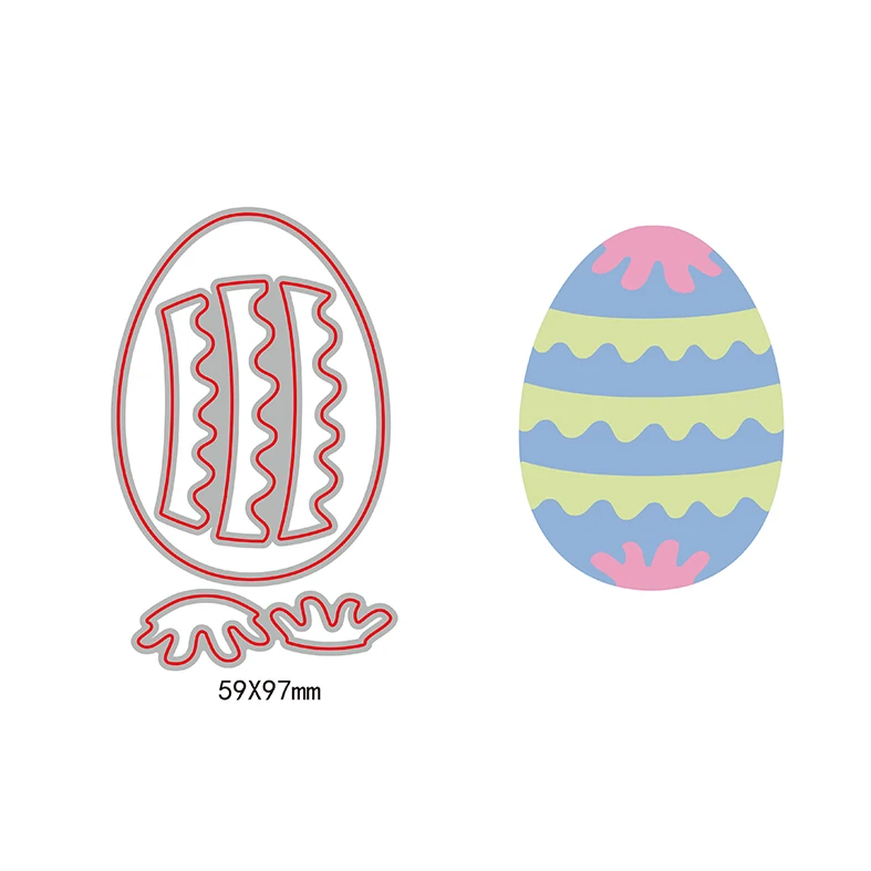 Красочные яйца E рождественские штампы для скрапбукинга Новые поступления