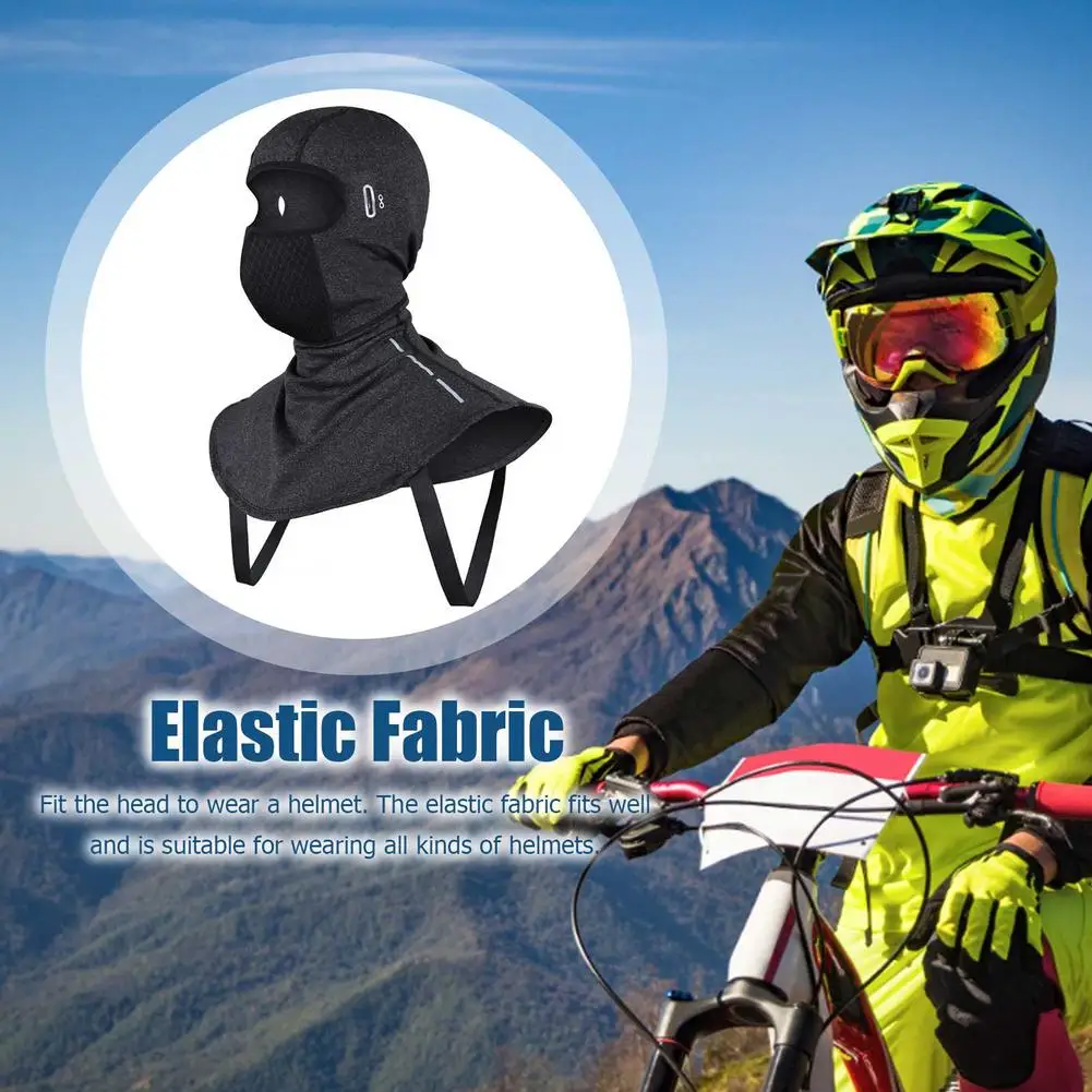 

Winter Warm Face Cover Elastic Fabric Breathable Eyeglass Hole