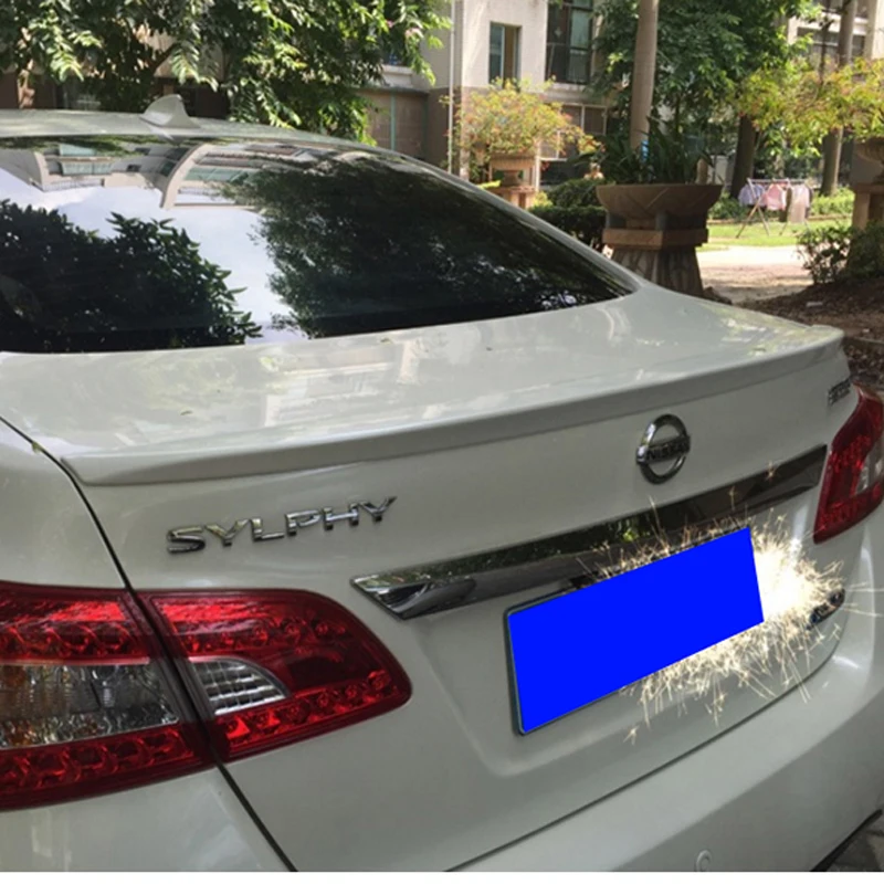 Задний спойлер для Nissan Sylphy Sentra 2012-2015 направляющая багажника праймер высокого