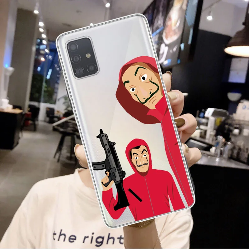 Чехол для телефона мягкий силиконовый чехол с испанским TV La Casa de papel Samsung Galaxys S6 S7