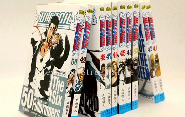 Najtaniej BLEACH Objętość 41-50 Japonia Młodzież Nastolatki Dorosły Komiks Anime Manga Książka Chińska Nauka Czytanie Historia 10 Książek