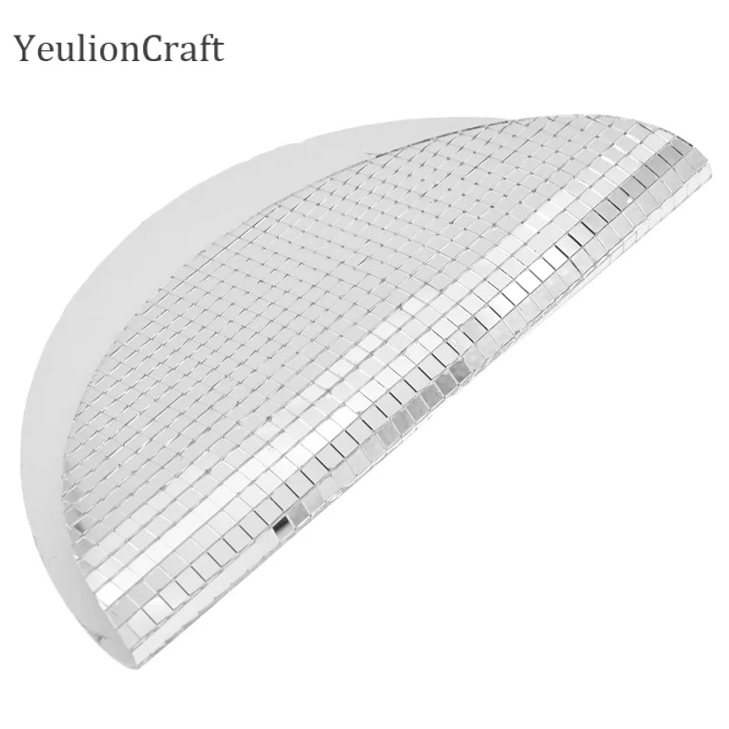 Самоклеящаяся круглая стеклянная зеркальная мозаичная плитка Chzimade для