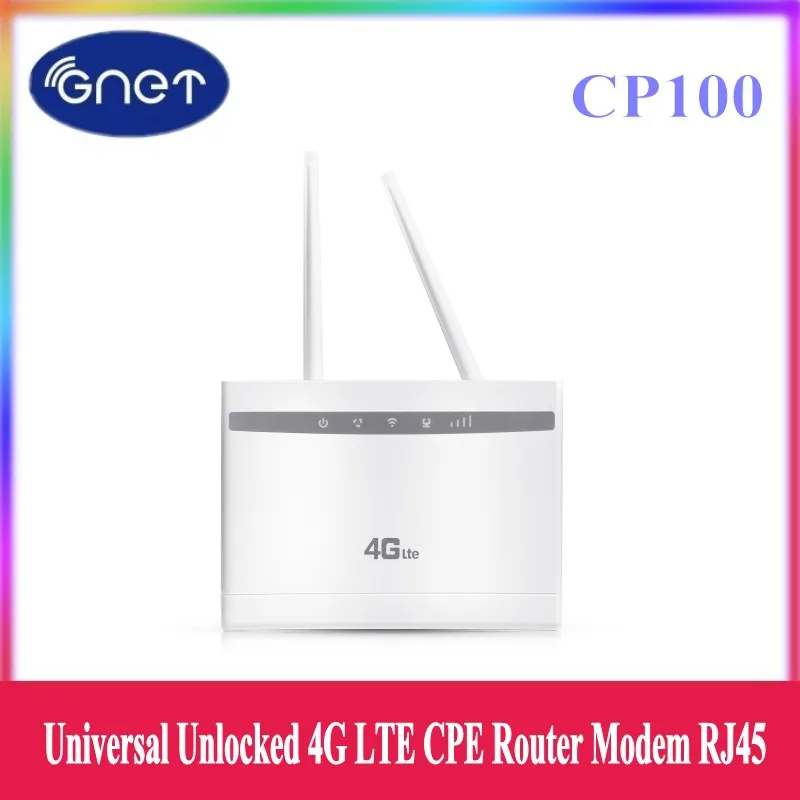 

4G/LTE CP100 CPE WIFI Router Modem with sim card slot WAN/LAN Ports Broadband Hotspot CAT4 CPE With SMA Connector Antennas