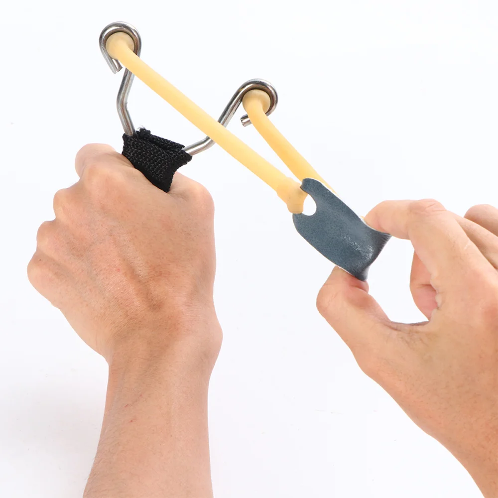 Рогатка мощная с резиновыми лентами мини катапульта из нержавеющей стали