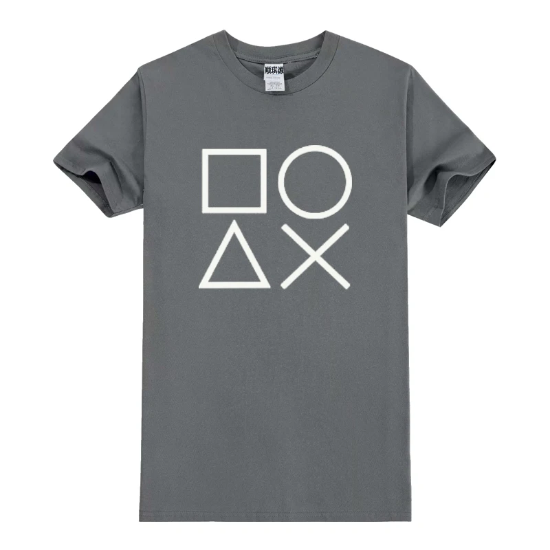 Футболка мужская в стиле Харадзюку крутая тенниска с надписью Game Creative