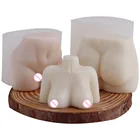 Силиконовая форма в виде свечи для мужчин и женщин, 3D формочка для пухлых ягодиц, мыла, Ароматических Свечей, товары для домашнего декора