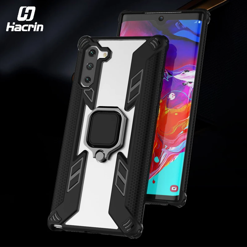 Чехол для samsung Galaxy Note 10 чехол противоударное покрытие с магнитным кольцом