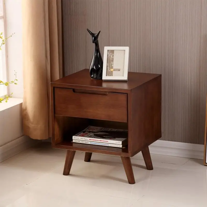 Прикроватная тумбочка для спальни в скандинавском европейском стиле| |