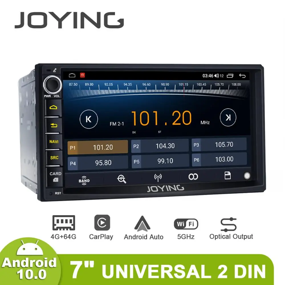 JOYING 2 din Автомобильный Радио GPS навигация видео стерео плеер 4G RAM 64 Гб 7 дюймов