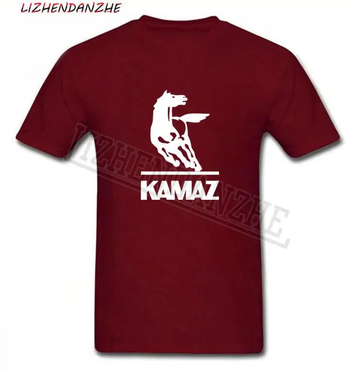 Мужская футболка Kamaz Truck высокого качества 100 хлопок летние брендовые Роскошные