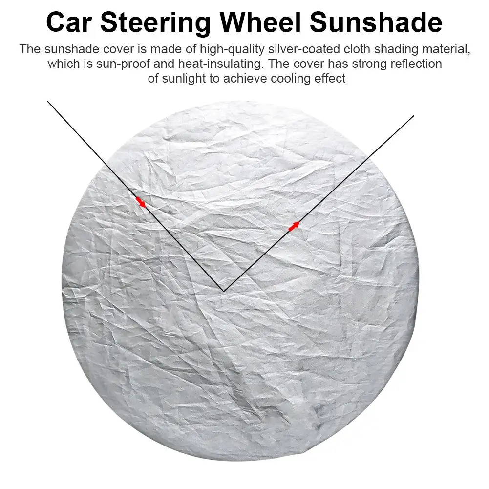 Автомобильный солнцезащитный козырек на руль термостойкий чехол для руля легко