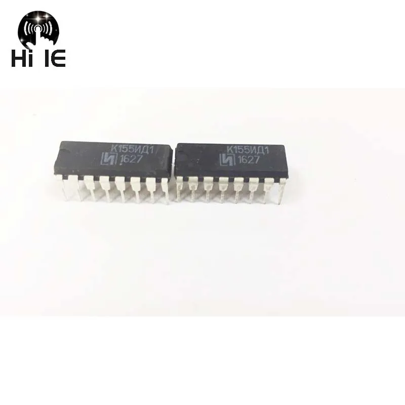 1 шт. K155ID1 K155 DIP16 светодиодные цифровые трубки драйвер часов IC чип десятичный BCD Nixie