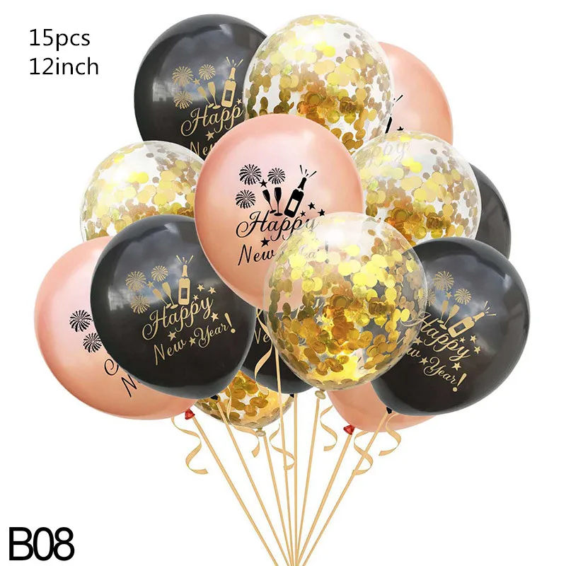 A08 32inch Number Foil Balloon Gold/silver Digit Helium Baloons Happy New Year Christmas Party Decor Globos DIY Home Ornaments - Цвет: A08