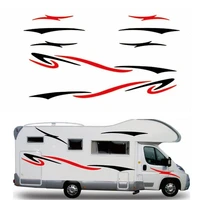 315cm two side rv stripes graphics decals car stickers vinyl graphics for caravan travel trailer camper van