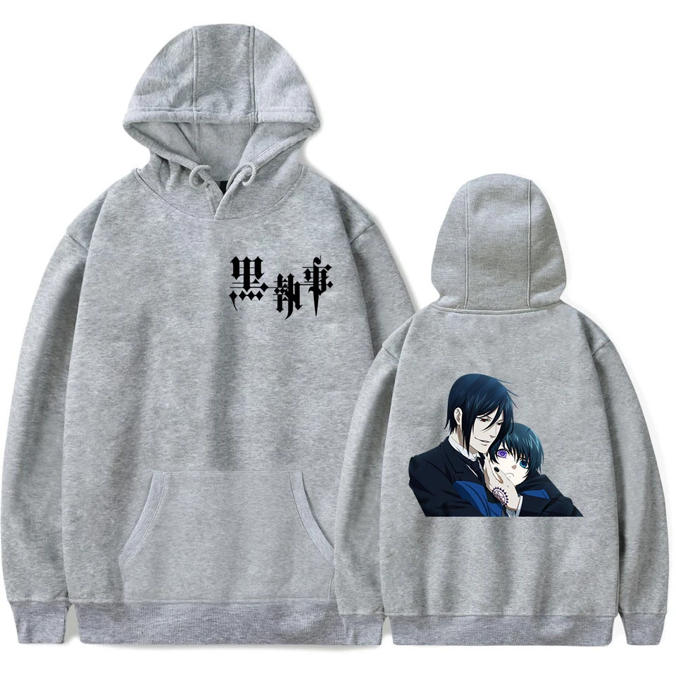 Новинка Aikooki Черный Батлер Толстовка Мужская/Женская модная Повседневная Хип хоп