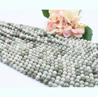 6 10mm natural smooth lucky jade round stone beads for diy necklace bracelet jewelry make 15 free delivery