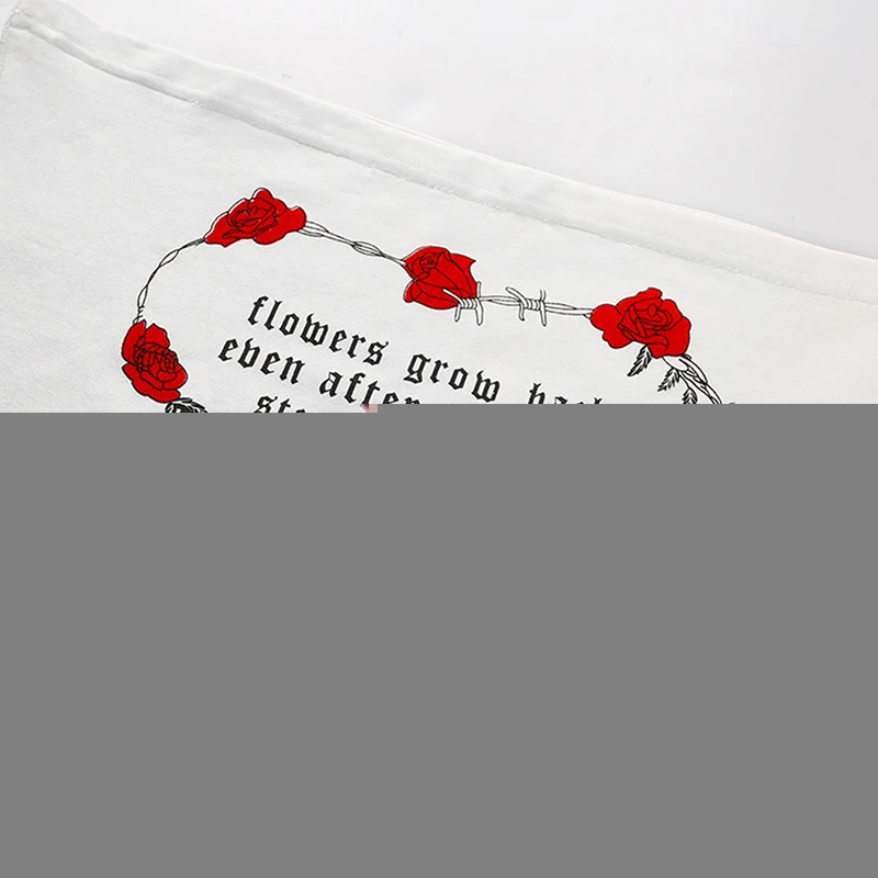 

2020 Summer Women Sexy Strapless tank Top Flower Printed Bandeau Summer Letters Streetwear Off Shoulder Crop Top